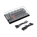 10-in-1 ARGB Cable Splitter Hub Space Saving ARGB PWM Hub for PC Case Chassis