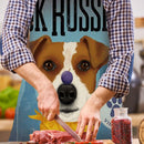 Scarf Dog Linen Kitchen Apron Household Waterproof Cooking Bibs (82x68cm)