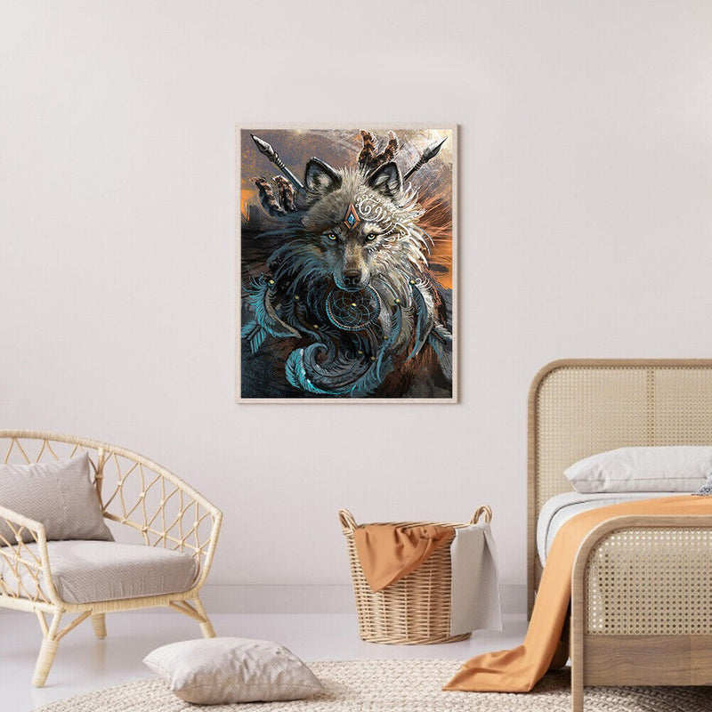 Oil Painting By Numbers Acrylic Handmade Forest Animals Digital Picture Dec