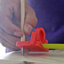 Woodworking Center Scriber Angle Line Gauge Carpenter Board Cutter Ruler Newly