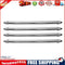 4pcs Plastic Car Front Rear Bumper Protectors Corner Guard Stickers (White)