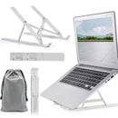 Foldable Laptop Stand Notebook Adjustable Riser Cooling Bracket (White) Newly