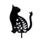 Acrylic Animal Stake Sign Fashion Appearance Yard Art Sculptures Yard Lawn
