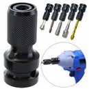 Adapter Hex Drill Chuck Converter 1/2inch Drive to 1/4inch For Impact Wrench