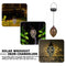 Solar Hanging Lights, Olive Shaped, Waterproof, Garden Metal Art LED Lamp Newly