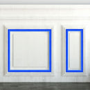 Flexible Molding Trim - Wall Trim Line Skirting Border Adhesive (Blue) Newly