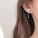 Jewelry Piercing Stud Earring Cherry Blossoms Earring Tassel Flower Earrings