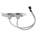 Motherboard USB 2.0 Cable Adapter Rear Disk Holder