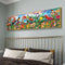 Drill Point Handcraft DIY Fence Birds Full Diamond Painting Canvas Mosaic Kit