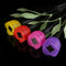 Outdoor Solar Powered LED Tulip Flower Lights Garden Way Color DIY Decor O0G5