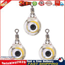 3x Fishing Lure Trap Light LED Underwater Eye Shape Squid Bait Lamp (Red) Newly