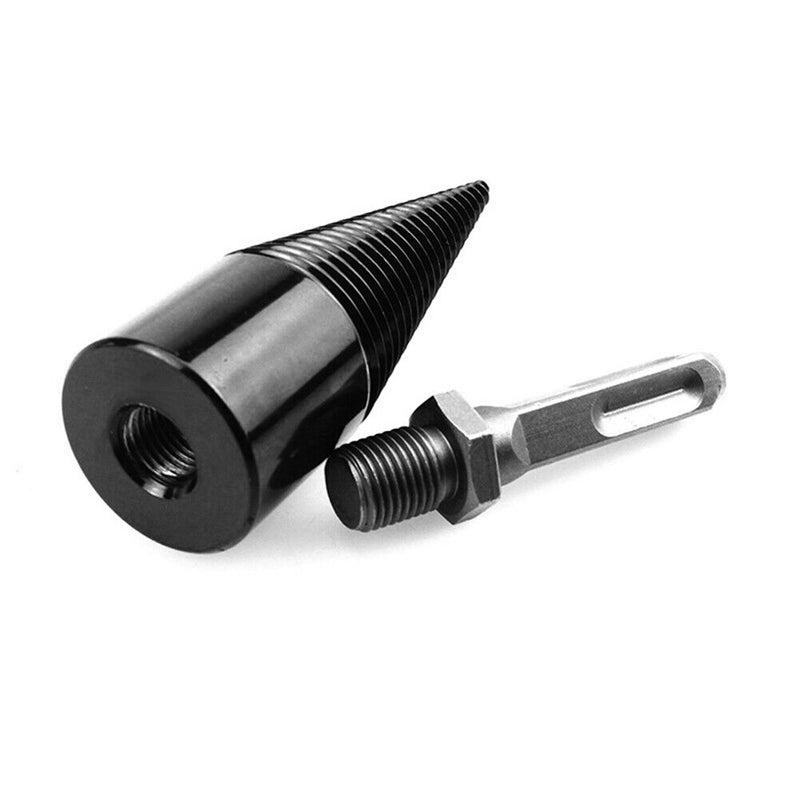 32mm Firewood Splitter Drill Bits Cutting Wood Cone Twist Auger (Round) Newly