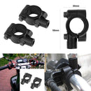 2pcs Universal Motorcycle Handlebar Mirror Mounts M10x22mm Aluminum Clamps Newly