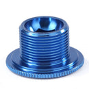 M18 MTB Bike Crank Cover Screw Cap Aluminum Alloy Crankset Fitting (Blue) Newly