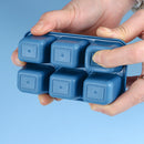 Ice Tray Mould Silicone Soft Bottom Square Ice Cube Mold with Lid Accessories