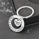 Charm Jewelry Love Heart Key Chain Teacher's Day Gift Keyring Teachers Keychain