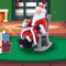 Xmas Gift Rocking Chair Garden Decoration Santa Claus Ornament Creative