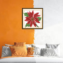 Artwork DIY Needlework 14CT Stamped Kit Cross Stitch (H434 December Flower)