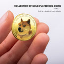 Dogecoin Coin Metal Art Collection Cryptocurrency Virtual Currency Souvenir