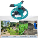 360 Degree 3 Nozzle Garden Sprinkler Auto Watering Grass Lawn Tool (Green)