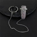 Color Party Simple Design Nail Ring Nail Cover for Women Finger Nail Rings