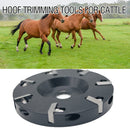 Cow Cattle Hoof Trimming Cutter Livestock Sheep Foot Blade Trimmer Disc Pla