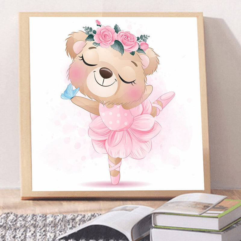 Diamond Painting 5D Cartoon Animal DIY Full Round Drill Mosaic Picture Craft Art