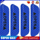 4pcs Car OPEN Reflective Tapes Warning Mark Open Car Door Stickers (Blue)