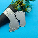 Baby Footprint Metal Cutting Dies Stencil Scrapbooking Embossing Album J6D9