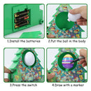 Rotate Drawing Ball Pen Electric Painting achine Christmas Tree DIY Magic Tree