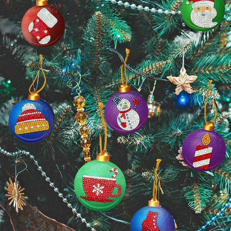 Xmas Ornament Christmas Tree Pendants Diamond Painting Pendant Cross Stitch