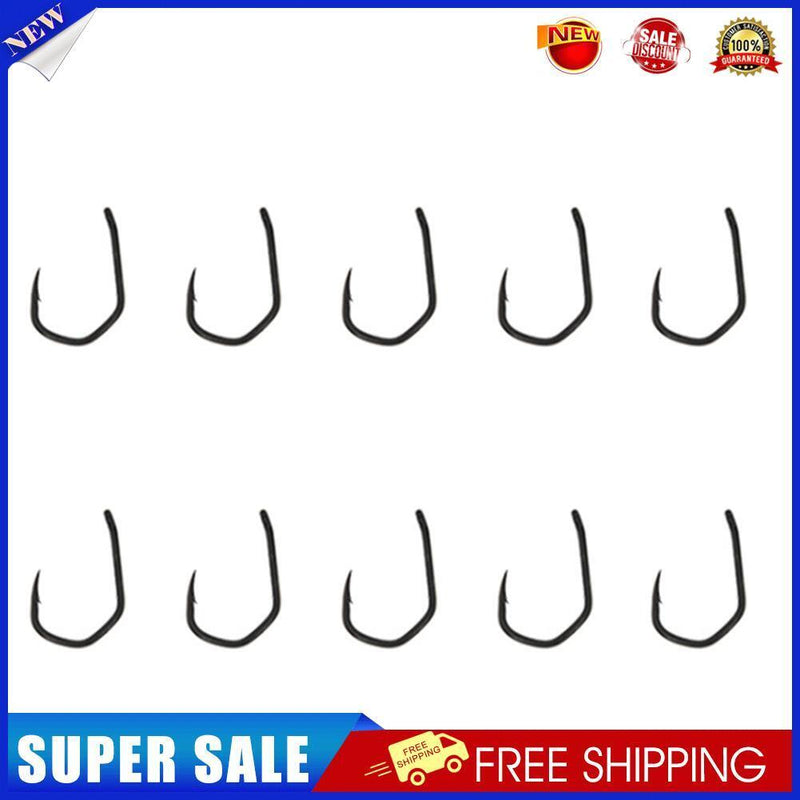 10pcs Fishing Hooks Set Carbon Steel Barbed Carp Hooks Fishing Tackle (8)