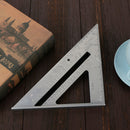 7 inch Triangle Ruler Aluminum Alloy Square Ruler Woodworking Measurement T