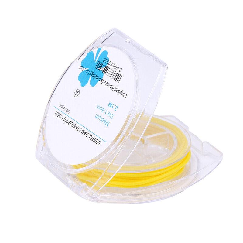 1 Roll 2.1m 1.8mm Dam Stabilizing Cord Dentistry Instrument Dental Line Ela