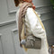 Women Messenger Handbag Shoulder Bag PU Leather Satchel Sling Bag/Grey