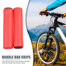 2pcs Bicycle Soft Foam Silicone Sponge Anti-slip Handle Bar Grips (Red) Newly