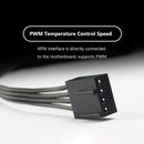 PHANTEKS PC Computer Case Fan Mute 4-Pin PWM Cooling Fan for Radiator CPU Cooler