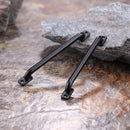 2pcs Metal Body Shell Handrail for 1/10 RC Crawler Traxxas Hsp Redcat (75mm