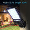 Outdoor Solar Road Lamp Waterproof 3-Mode Motion Sensor Wall Lights (18LED)