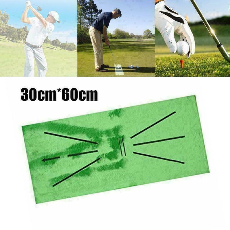 Golf Training Mat For Swing Detection Batting Practice Aid Game lot V3S0