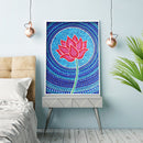 Special Shaped Crystal Full Drill Diamond Painting Lotus
