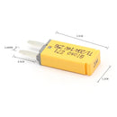 DC 14V Auto Reset Mini Circuit Breaker Blade Fuse for Car Boat(20A Yellow) Newly
