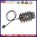 Motherboard 4 Pin PWM Cooler Fan HUB Splitter 12V Extension Speed Control Board