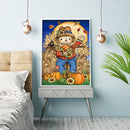Diamond Painting DIY Halloween scarecrow Full Round Drill Rhinestone Kit