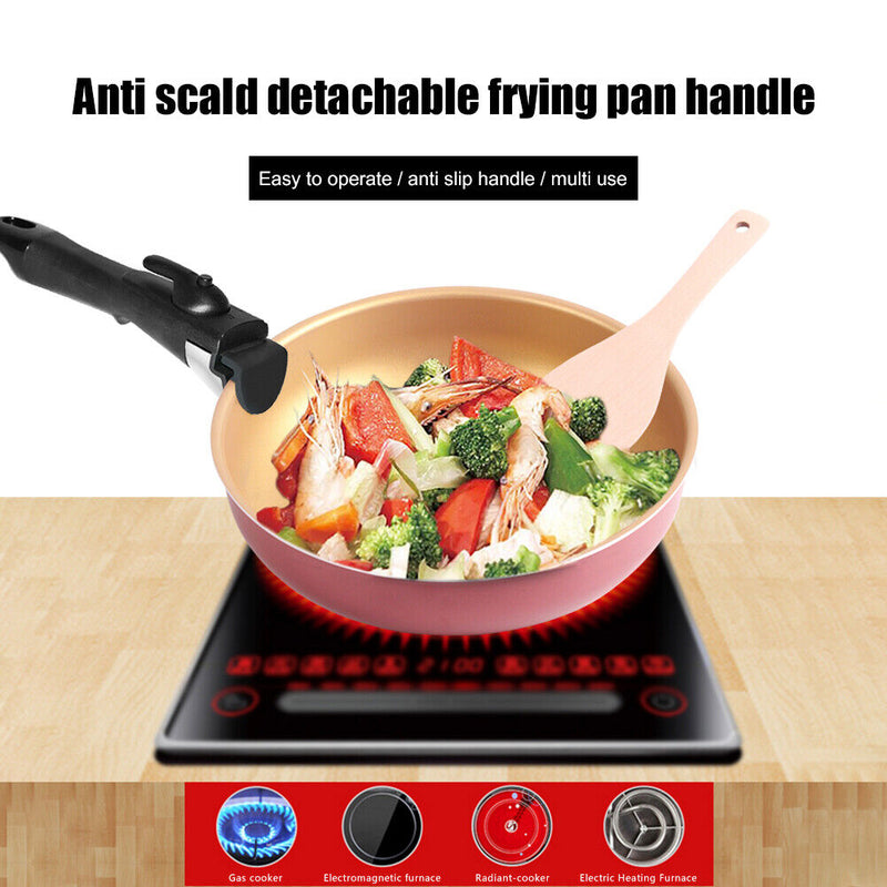 Detachable Removable Pan Pot Handle Kitchen Cooking Anti-Scalding Clip Hand Grip