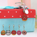 5pcs DIY Full Drill Special Diamond Painting Keychain Donuts Pendant Gift Newly