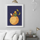 DIY Digital Oil Paint By Numbers Little Prince Color Drawing Picture Home Decor