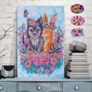 5D Part Drill Special Shaped DIY Wolf Rabbit Mosaic Rhinestone Diamond Pain