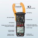 ST180 4000 Count Digital Current Clamp Meter NCV Multimeter Tester (Yellow)