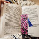DIY Mandala Special Shaped Diamond Painting Leather Bookmark with Tassel Craf